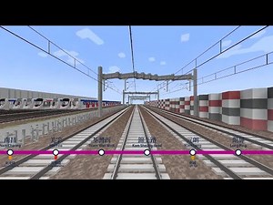 [MTR Crafters | MTR Mod] 西鐵綫全綫列車測試 West Rail Line Full Line Train Tests | 縮時行車片段 Timelapse