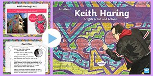 KS2 All About Keith Haring Graffiti Artist PowerPoint