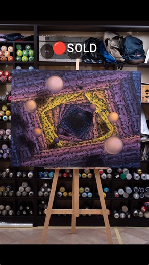 🌌🌔My final canvas of "Flying Humans" collection