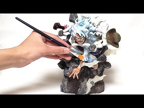 ルフィ覚醒！ギア5のフィギュア作ってみた ！！【ワンピース】Sculpting GEAR5 Luffy -onepiec-