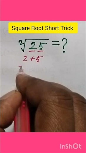 Square Root Short Trick🔥#shortsfeed#shorts#maths#mathstricks#education#youtubeshorts#foryou