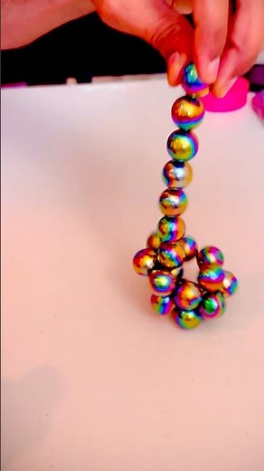 Mesmerizing Magnetic Ball Tricks! 🧲✨in 30 seconds