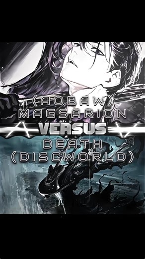 Magsarion vs Death(discworld) in writing #diesirae#mercurius#discworld#writing#shorts#shinza#new#fyp