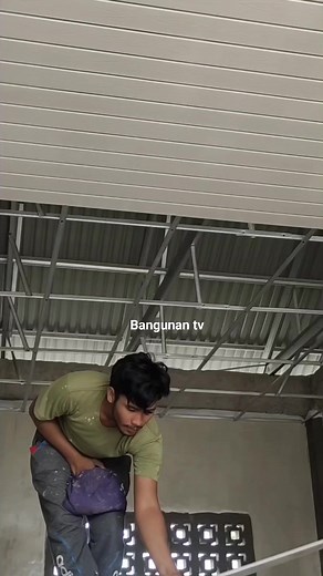 9.5K views · 34 reactions | Part 2 how to install a PVC ceiling #pcv ceiling#skill#tutorial | Bangunan tv | Facebook