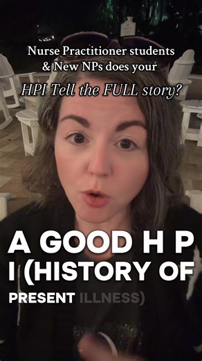Your HPI is doing more work than you think 👀 A strong HPI isn’t just about finding symptoms it guides your differential, directs your exam, and keeps you from ordering random tests. If your plan feels messy, it’s probably because your HPI is weak. 📌 Symptoms ≠ HPI 📌 Timelines matter 📌 Pertinent positives and negatives matter Stop documenting like an RN. Start thinking like a provider.