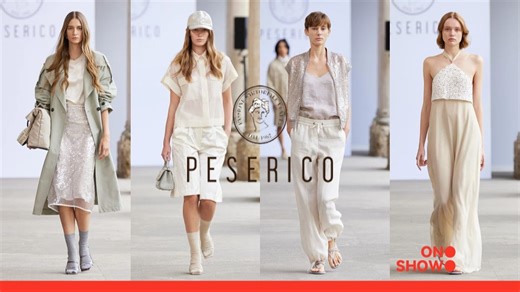 夏天适合穿棉质和亚麻，Peserico 2025 春夏米兰时装周