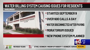 Water billing system causing issues for Harlingen residents
