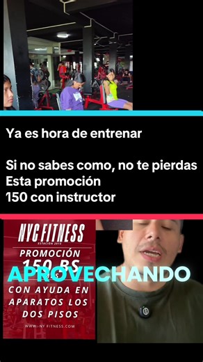 Promoción de Gimnasio: Entrenamiento por 150 Bolivianos