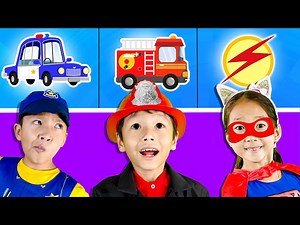Policeman Fireman Superman Song | Kids Songs - Videos For Kids