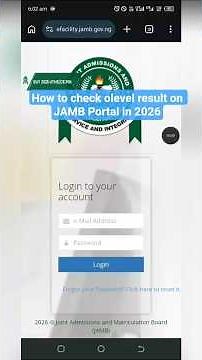 How to check Olevel Result on JAMB Portal in 2026. #jamb #olevel #jambportal