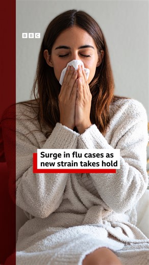 Flu cases across Scotland jumped by 45% in a week, according to official figures from Public Health Scotland(PHS). PHS reports that all age groups are now affected at levels not previously seen at this time of year. | BBC Scotland News