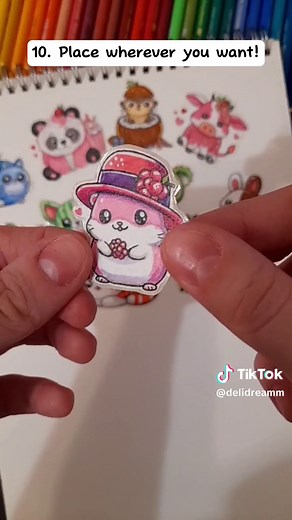 How to make your own STICKERS😍?! #diycraftsideas #stickersmaking #stickersdiy #howtomakestickersathome #diystickers