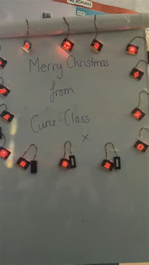 Dame Janet Primary Academy on Instagram: "Year 5 and 6 joined a live computing lesson today where they programmed their micro:bits to create their own twinkling Christmas lights. Curie class really enjoyed the lesson and wanted to share their creations with you all. Merry Christmas from Curie Class. 🎅"