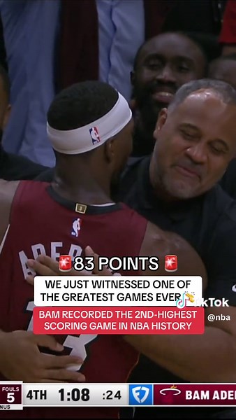 Bam Adebayo's Historic 83-Point Game