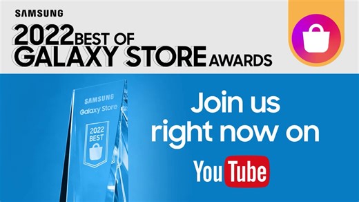 5.8K views · 53 reactions | We’re going live on YouTube soon! Tune in to the 2022 Best of Galaxy Store Awards to celebrate the very best in games, apps and digital content available to many Galaxy Store users. Watch now: https://bit.ly/3GQ7PEF | Samsung | Facebook