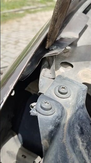 fender adjusting setting bracket easy repair and easy setting #shortvideo 🥰👍