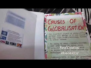 Project on Globalisation of Political Science for Class 12th