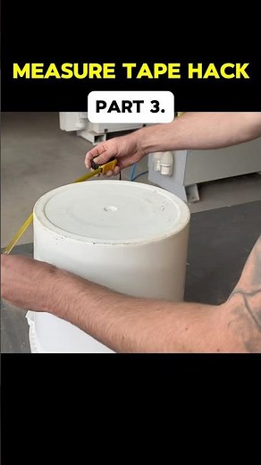 Tape Measure Hack: How to Measure a Circle’s Circumference Fast! 📏🔥