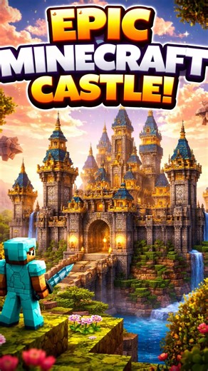 I Built an EPIC Castle in Minecraft 😱 #shorts