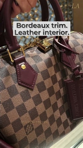 First Look: Louis Vuitton Speedy Soft 25, Damier Ebene. $3,450