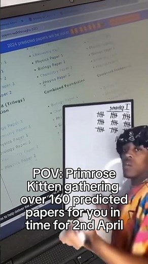 Primrose Kitten HQ is BUSY preparing over 160 predicted papers for you in time for 2nd April