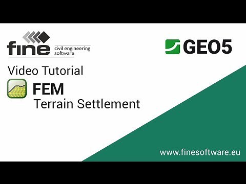 GEO5 Tutorials: FEM Terrain Settlement