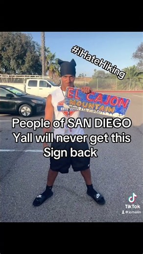 El Cajon hike of San Diego was the hardest one #hiking #sandiego