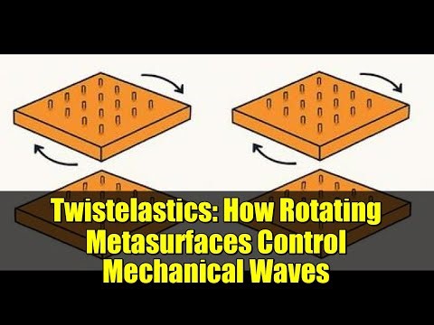 Twistelastics: How Rotating Metasurfaces Control Mechanical Waves