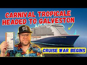 NEW Carnival Tropicale Coming to Galveston… This Changes Texas Cruising Forever