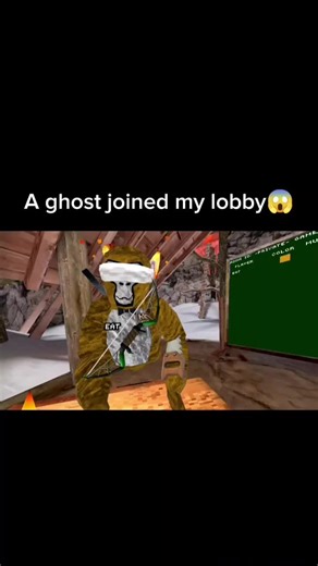 A ghost joined my gorilla tag lobby (watch until end) #gorillatag #ghost #funny #moment #meme
