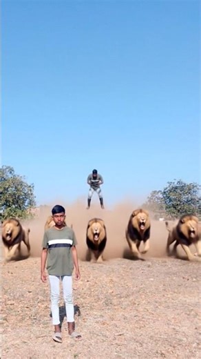 Ai Lion 🦁 Entry ~ #aishorts #youtubeaishorts #aivideo