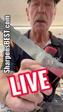 LIVE DEMO: Knife Sharpening with a Sharpens Best - How To 101