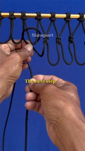 make a net without tools #knot #net #knotskill