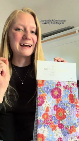 Do these microfiber kitchen towels shrink in the dryer?