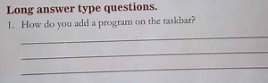 How to Add a Program to the TaskbarHow do you add a program o... | Filo