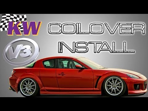 Mazda Rx8 Coilovers Install | KW V3 Gewindefahrwerk