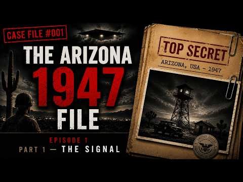 🛸 CASE FILE #001 | THE ARIZONA 1947 FILE — PART 1: THE SIGNAL