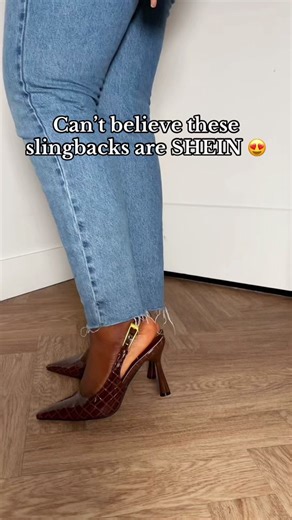 Didn’t realize how feminine and s3xy slingback heels are till now! @SHEIN whens the sponsorship happening? #slingbackheels #kittenheels #slingback #sheinshopping #sheinfinds #fashionfinds #fashiontiktok #shoemodel