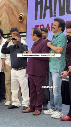 Brahmanandam Funny Moment at Hangman Movie pressmeet🤣 #brahmanandamsupercomedyscene #brahmanandam