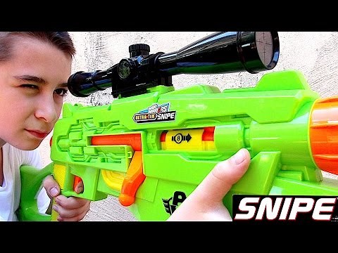 Air Warriors Ultra-Tek Snipe Dart Blaster with Robert-Andre!