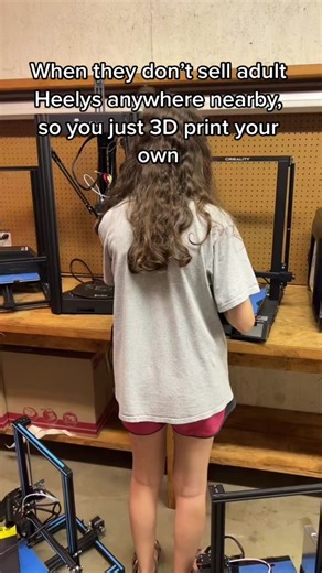 comfortable? nah… functional? absolutely #heelys #3dprinting #engineering #fyp #diy