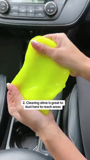 5 cleaning hacks that make car cleaning so much easier 🫧✨ which one will you try first? 1. Use a rubber squeegee to dislodge hair from car rugs before vacuuming. The rubber dislodges embedded hair in the rugs and leaves your mats looking new 2. Cleaning slime is a great way to clean dust in those hard to reach areas of the car 3. Lemon oil on microfibre cloth cleans and polishes leather makes your car smell amazing 4. Use a soft microfibre mop to clean the exterior of your car easily 5. Sprinkl