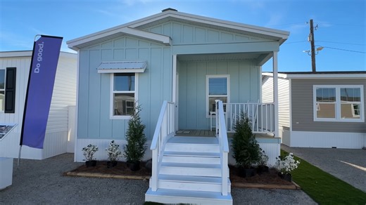 Touring a compact new mobile home by Clayton Homes