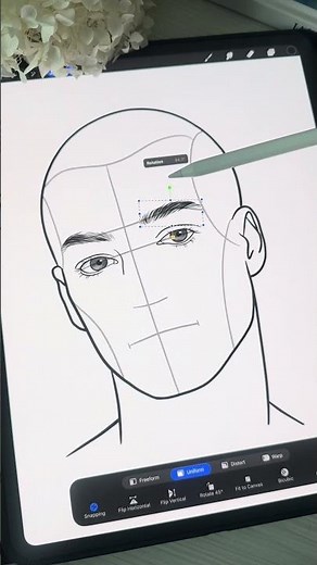 Procreate Portrait Bundle - Link in Bio to download 1400+ Procreate Brushes for Portrait Drawing.