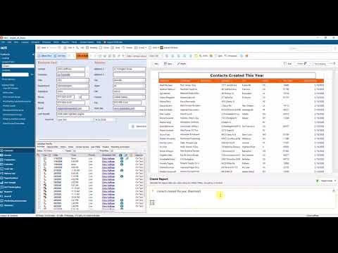 Create ACT CRM Reports with Natural Language Impact AI Studio Report Mode