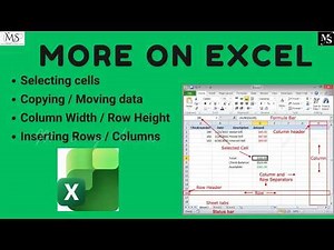 Excel Basics You MUST Know 😍 | Select, Copy, Resize & Insert Like a PRO, Step-by-Step Guide 📈