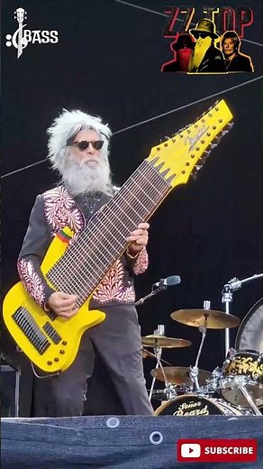 ZZ Top New Bassist On Fire ✌🔥 #elwoodfrancis #chamisbass