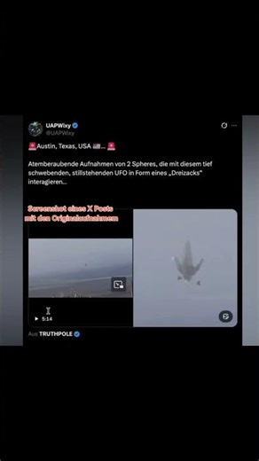 🚨 UFO über Austin, Texas? 🛸 😲