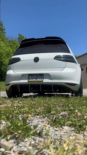 awe track exhaust + cts dp mk7 gti