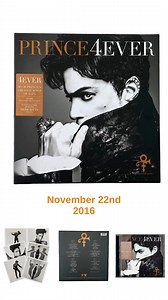 20 reactions | November 22nd 2016 the compilation album Prince 4Ever is released in the US (the sixth compilation album of Prince’s Warner Bros. studio work) The 4 LP box set vinyl edition came with 6 art prints by Herb Ritts. #Prince #Prince4Ever #PrinceHistory #HerbRitts #PrinceRogersNelson | Glam Slam Escape | Facebook